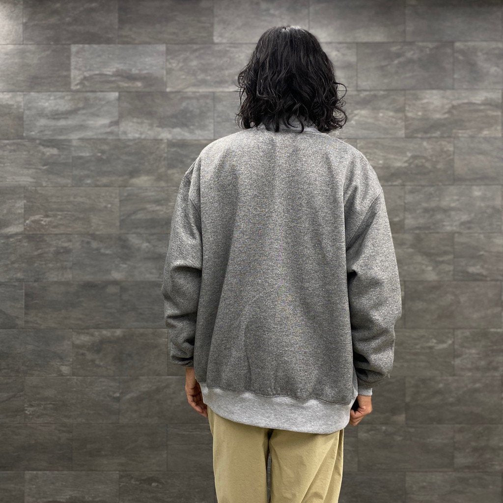 TECH SWEAT CARDIGAN #SALT PEPPER [BE-54023W]