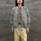 TECH SWEAT CARDIGAN #SALT PEPPER [BE-54023W]