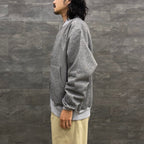 TECH SWEAT CARDIGAN #SALT PEPPER [BE-54023W]