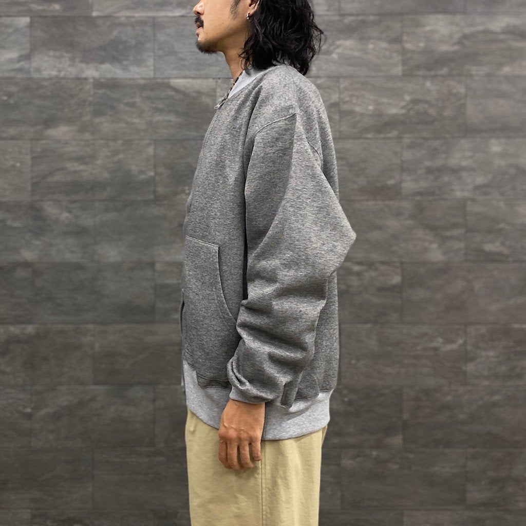 TECH SWEAT CARDIGAN #SALT PEPPER [BE-54023W]