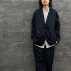 TECH LOOSE 2B JACKET TWILL #BLACK [BJ-55023W]