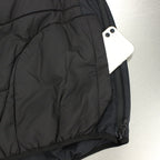 TECH REVERSIBLE PULLOVER PUFF VEST #BLACK [BJ-23023W]