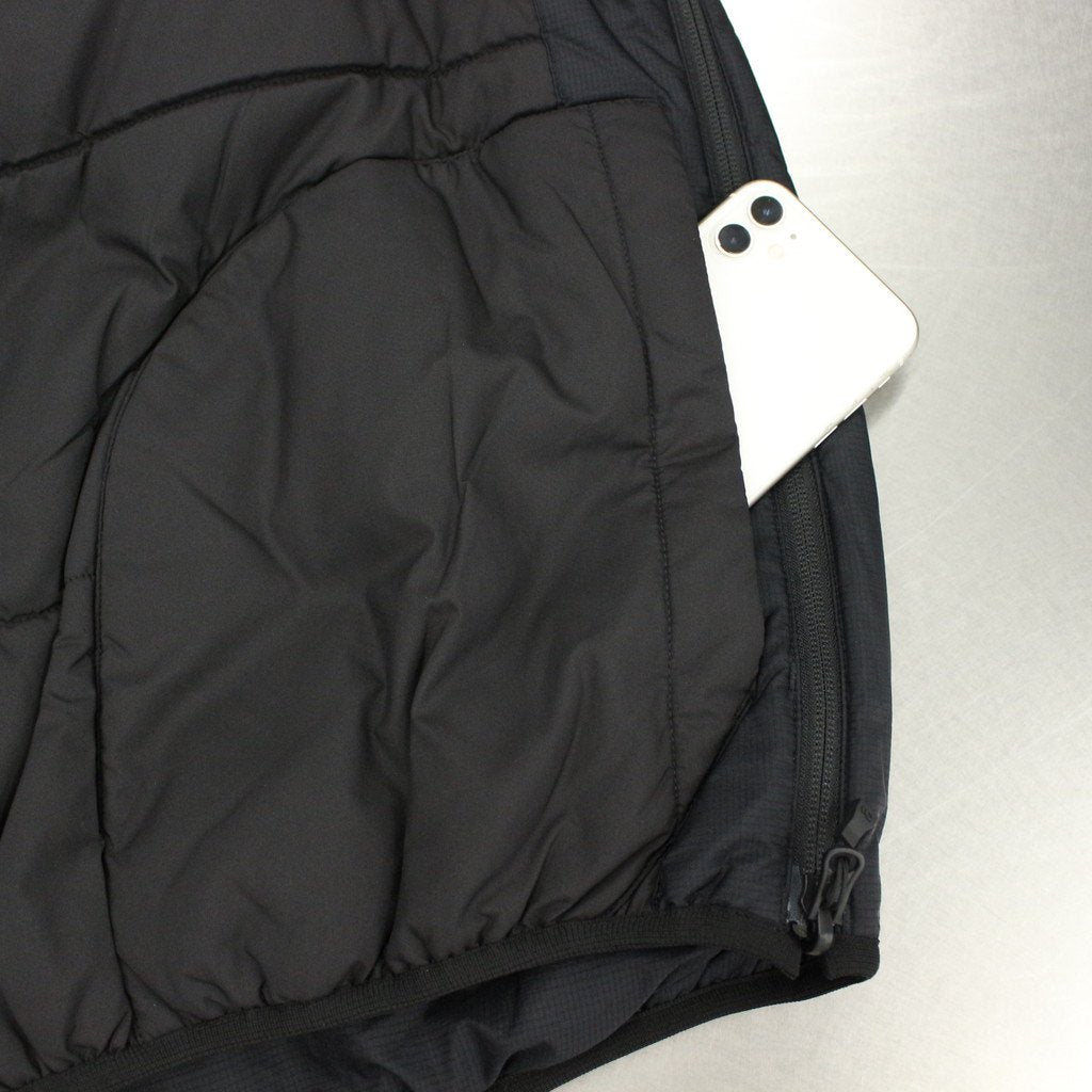TECH REVERSIBLE PULLOVER PUFF VEST #BLACK [BJ-23023W]