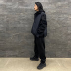 TECH REVERSIBLE PULLOVER PUFF VEST #BLACK [BJ-23023W]