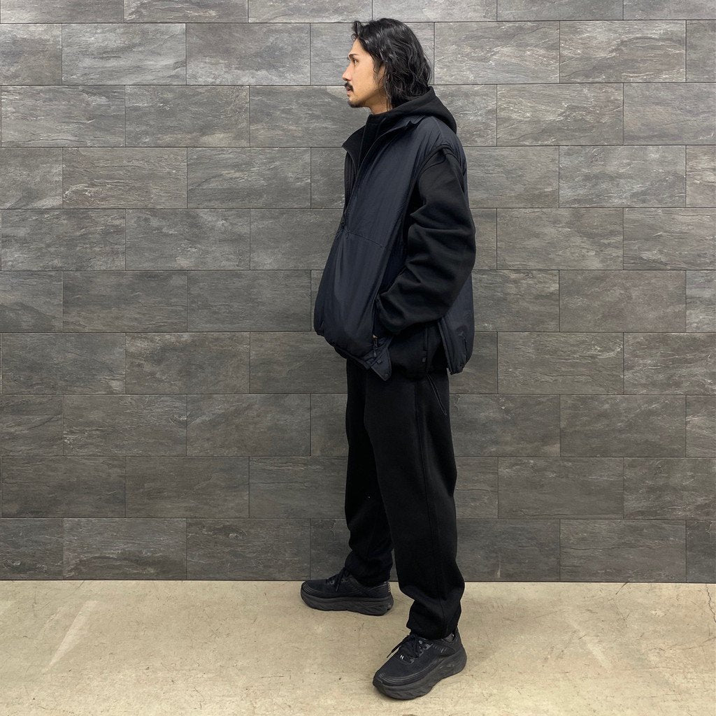 TECH REVERSIBLE PULLOVER PUFF VEST #BLACK [BJ-23023W]