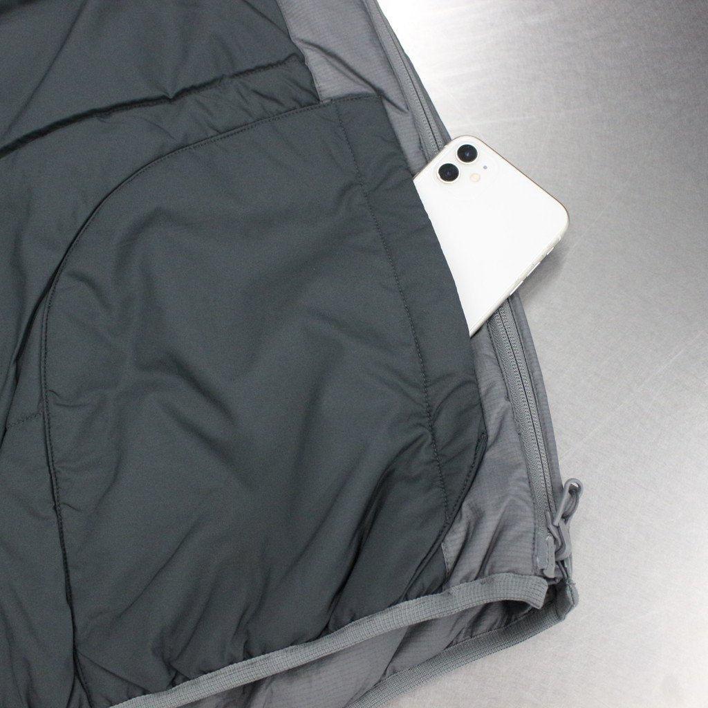 科技雙面套頭蓬鬆馬甲 #灰色 [BJ-23023W]