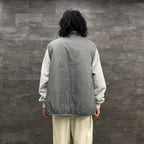 科技雙面套頭蓬鬆馬甲 #灰色 [BJ-23023W]