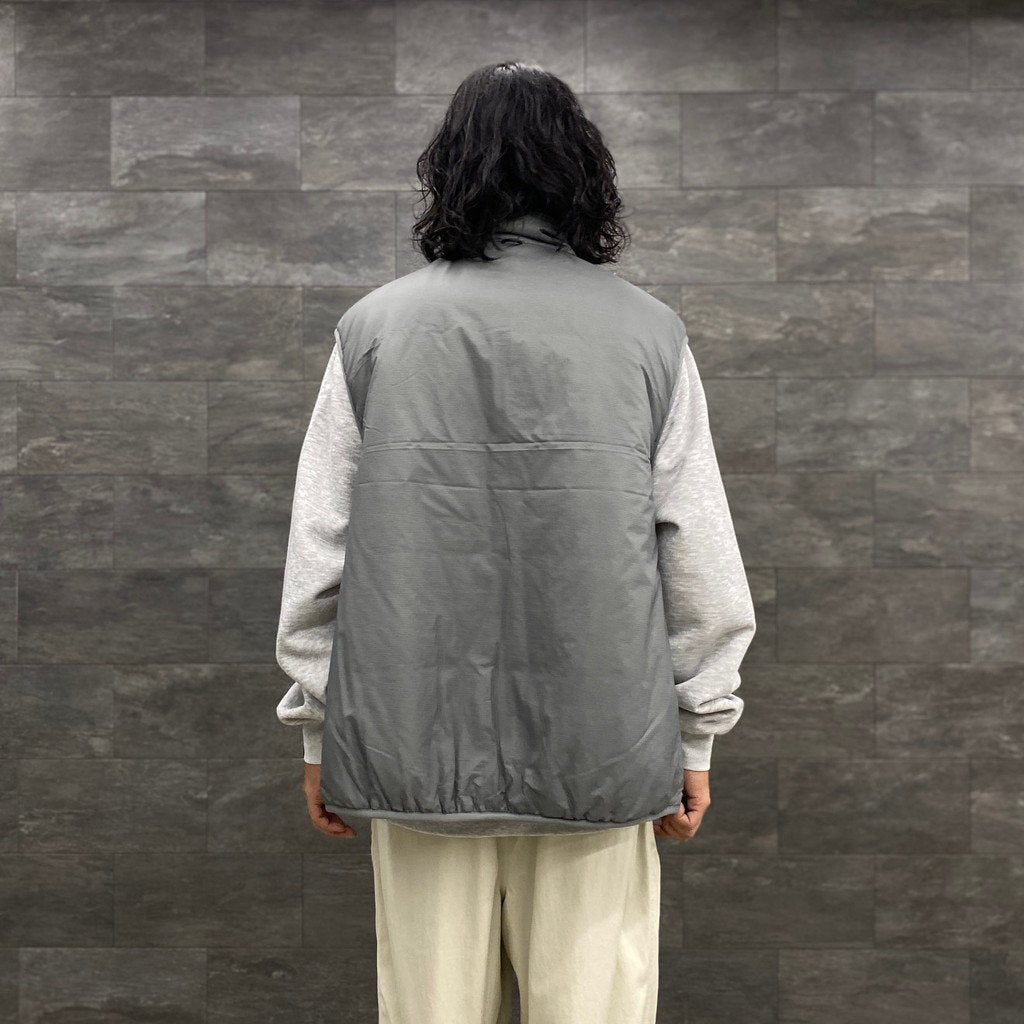 科技雙面套頭蓬鬆馬甲 #灰色 [BJ-23023W]