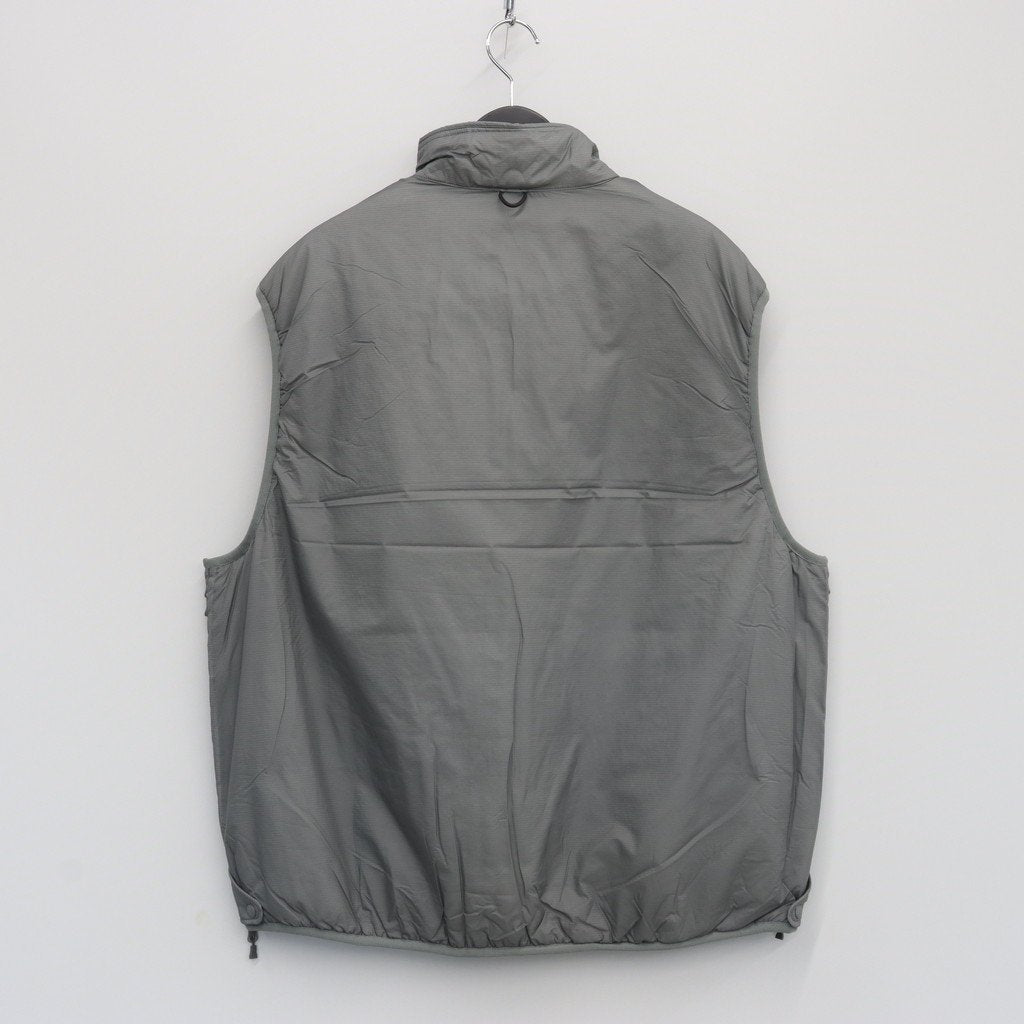 科技雙面套頭蓬鬆馬甲 #灰色 [BJ-23023W]