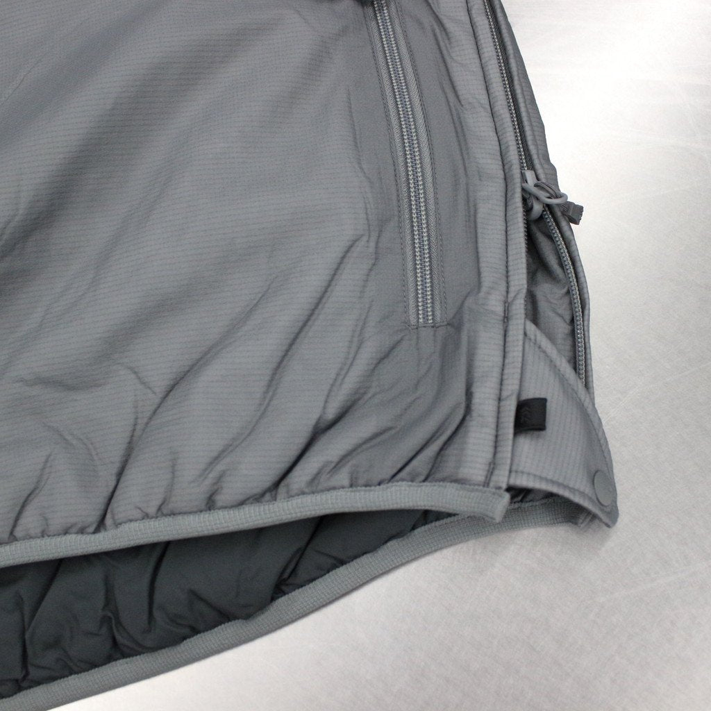 科技雙面套頭蓬鬆馬甲 #灰色 [BJ-23023W]