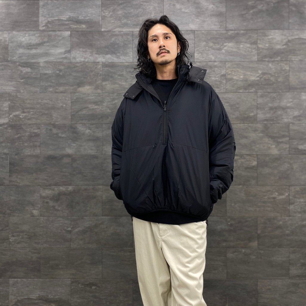 TECH REVERSIBLE PULLOVER PUFF JACKET #BLACK [BJ-22023W]