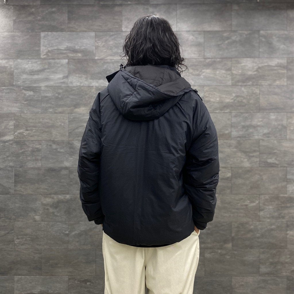 TECH REVERSIBLE PULLOVER PUFF JACKET #BLACK [BJ-22023W]