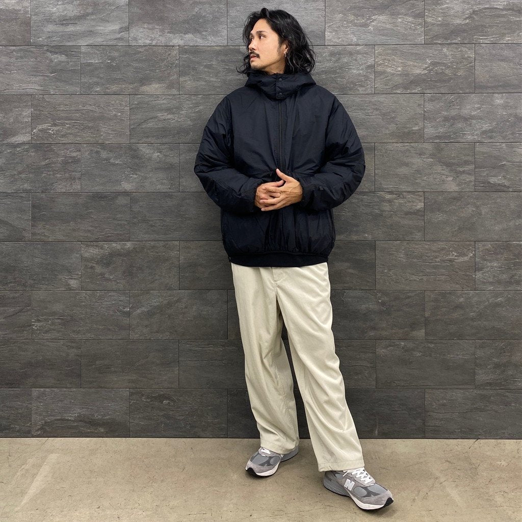 TECH REVERSIBLE PULLOVER PUFF JACKET #BLACK [BJ-22023W]