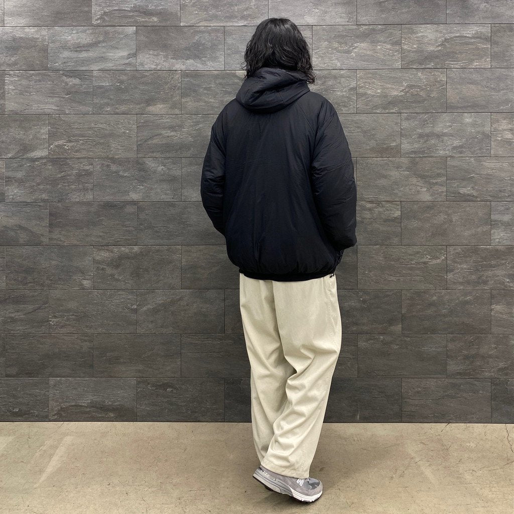 TECH REVERSIBLE PULLOVER PUFF JACKET #BLACK [BJ-22023W]