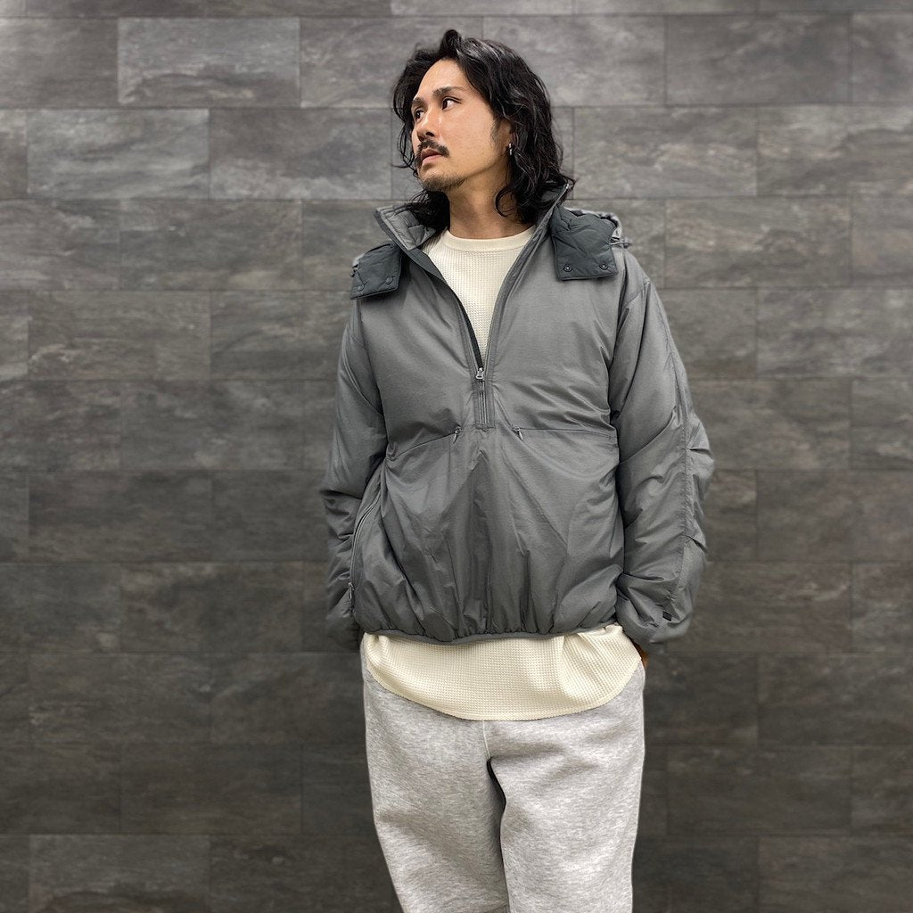 TECH REVERSIBLE PULLOVER PUFF JACKET #GRAY [BJ-22023W]
