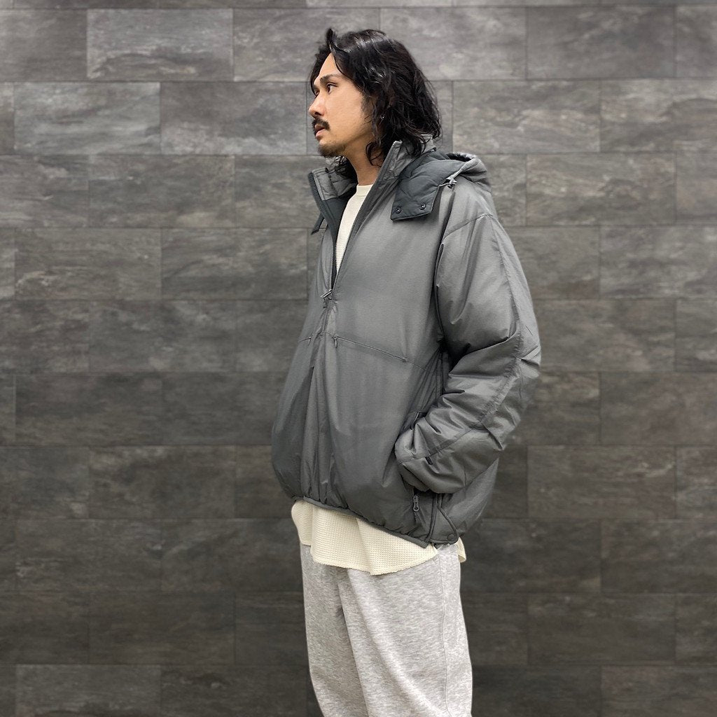 TECH REVERSIBLE PULLOVER PUFF JACKET #GRAY [BJ-22023W]