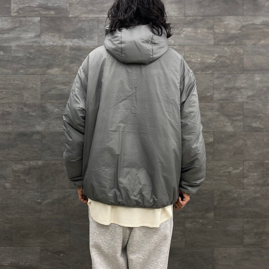 TECH REVERSIBLE PULLOVER PUFF JACKET #GRAY [BJ-22023W]