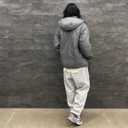 TECH REVERSIBLE PULLOVER PUFF JACKET #GRAY [BJ-22023W]