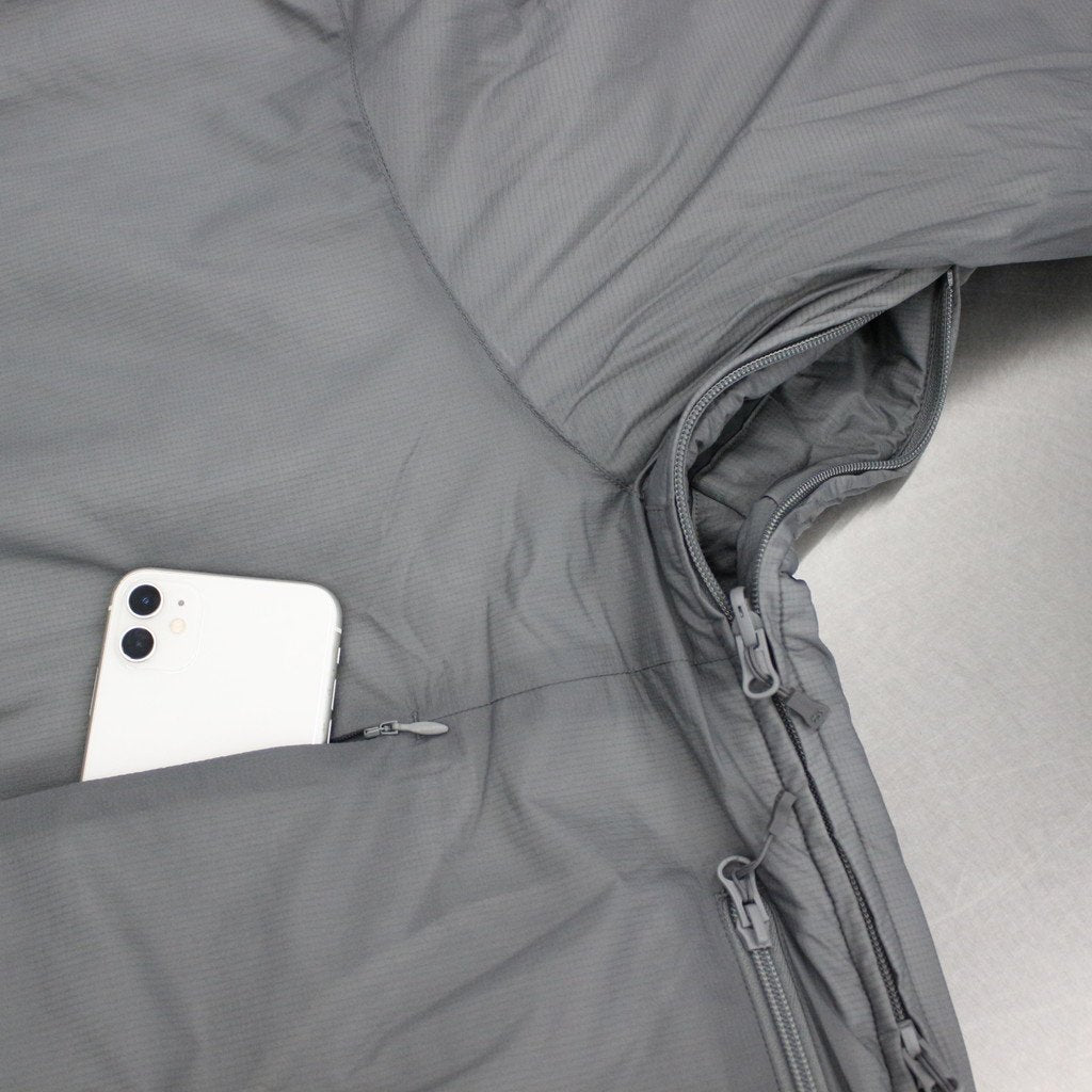 TECH REVERSIBLE PULLOVER PUFF JACKET #GRAY [BJ-22023W]