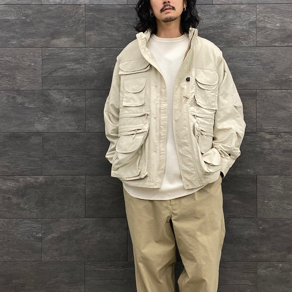 TECH 2WAY PERFECT FISHING JACKET #ECRU [BJ-25023W]
