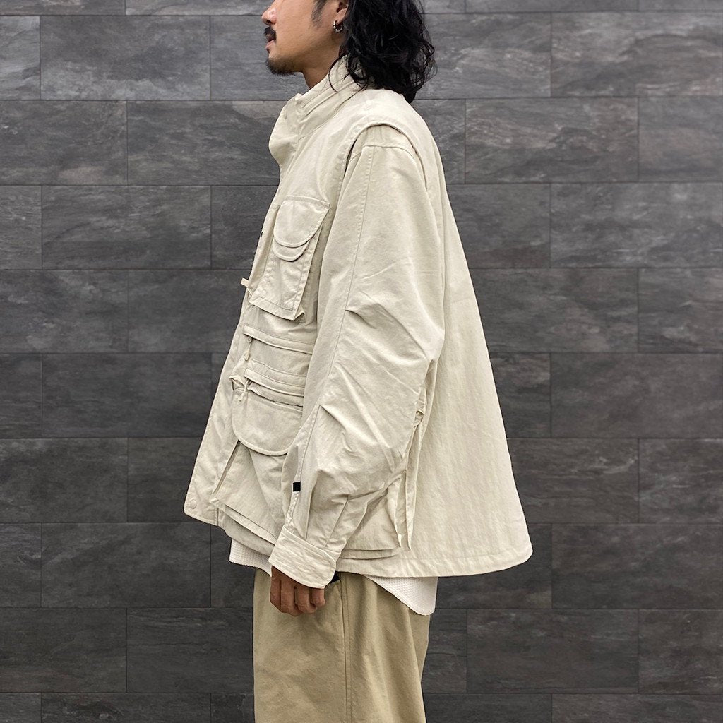 TECH 2WAY PERFECT FISHING JACKET #ECRU [BJ-25023W]