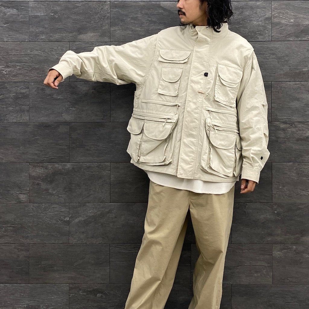 TECH 2WAY PERFECT FISHING JACKET #ECRU [BJ-25023W]