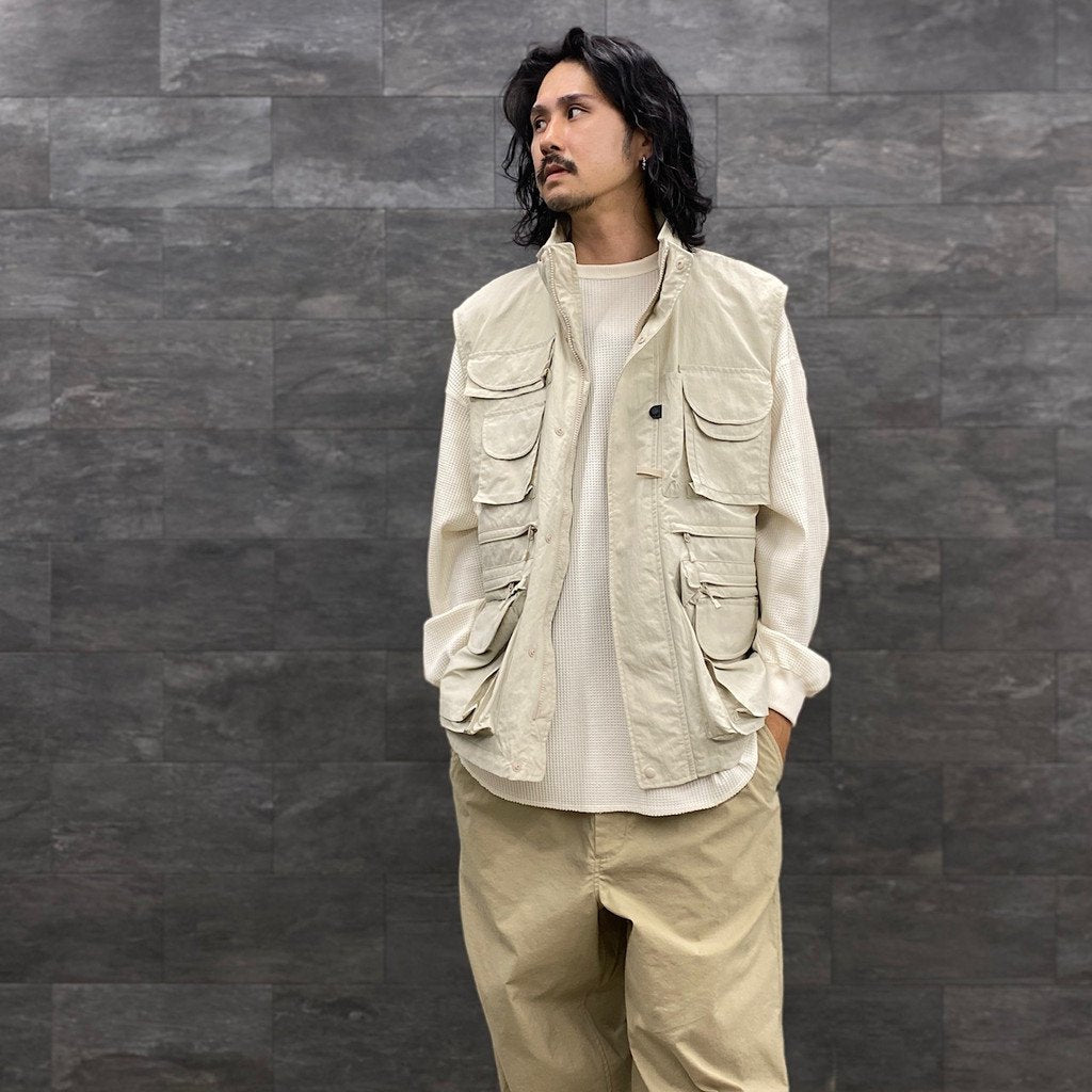 TECH 2WAY PERFECT FISHING JACKET #ECRU [BJ-25023W]