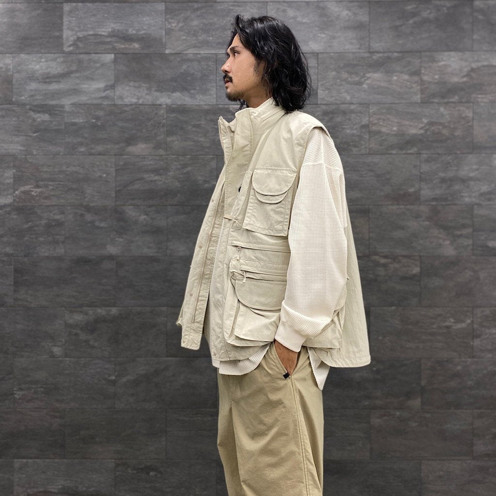 TECH 2WAY PERFECT FISHING JACKET #ECRU [BJ-25023W]