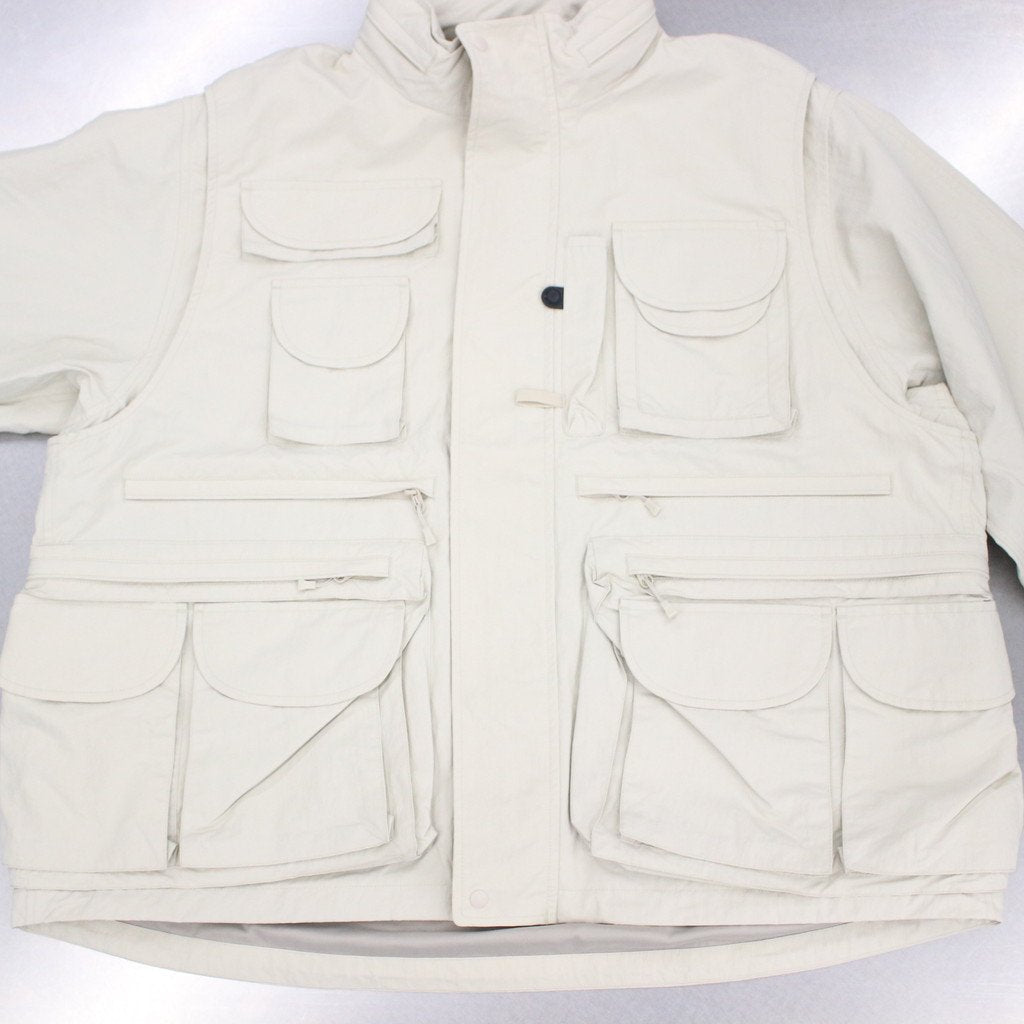 TECH 2WAY PERFECT FISHING JACKET #ECRU [BJ-25023W]