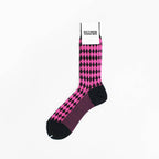DIAMOND JACQUARD SOCKS #PINK [WMGP-SO01]