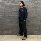 CREW NECK SWEAT SHIRT -TYPE 2- #BLACK [23FWE-WMC-SS02]