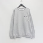 CREW NECK SWEAT SHIRT -TYPE 2- #GRAY [23FWE-WMC-SS02]