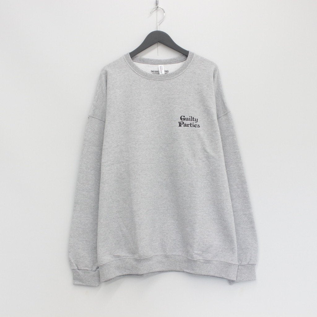 CREW NECK SWEAT SHIRT -TYPE 2- #GRAY [23FWE-WMC-SS02]