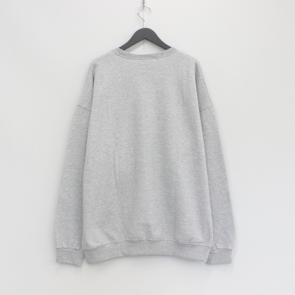 CREW NECK SWEAT SHIRT -TYPE 2- #GRAY [23FWE-WMC-SS02]