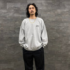CREW NECK SWEAT SHIRT -TYPE 2- #GRAY [23FWE-WMC-SS02]