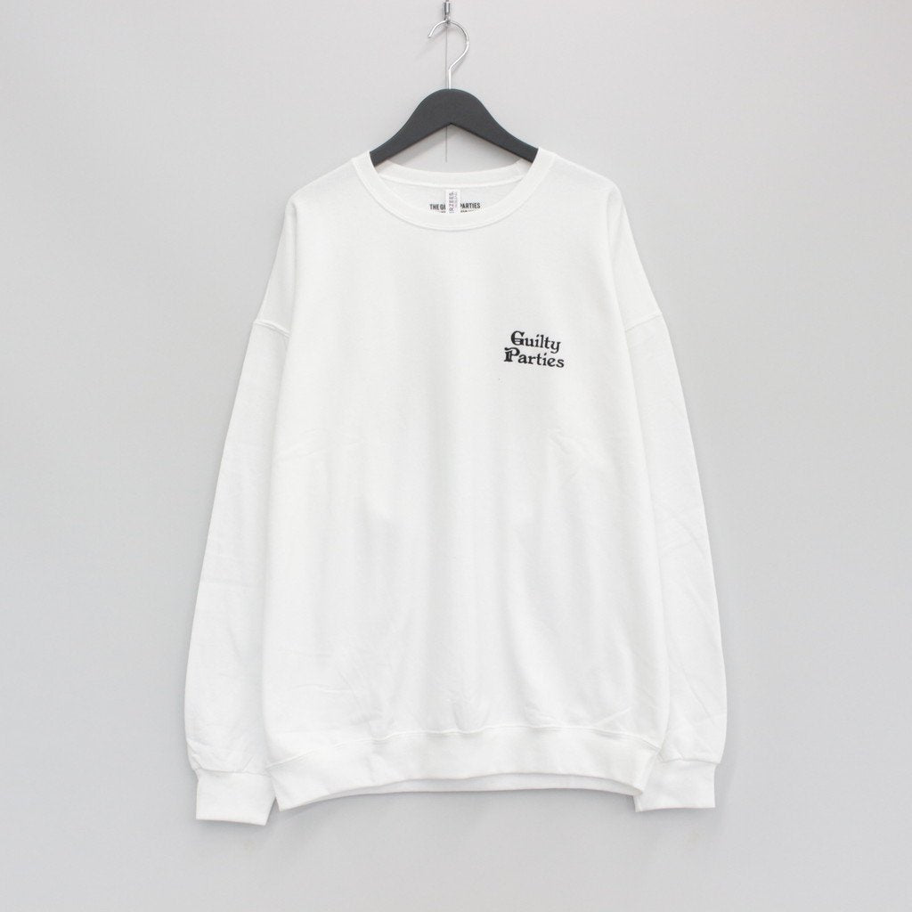 CREW NECK SWEAT SHIRT -TYPE 2- #WHITE [23FWE-WMC-SS02]