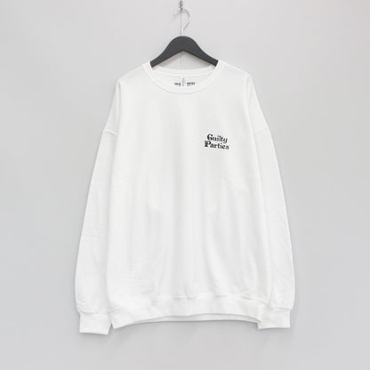 CREW NECK SWEAT SHIRT -TYPE 2- #WHITE [23FWE-WMC-SS02]