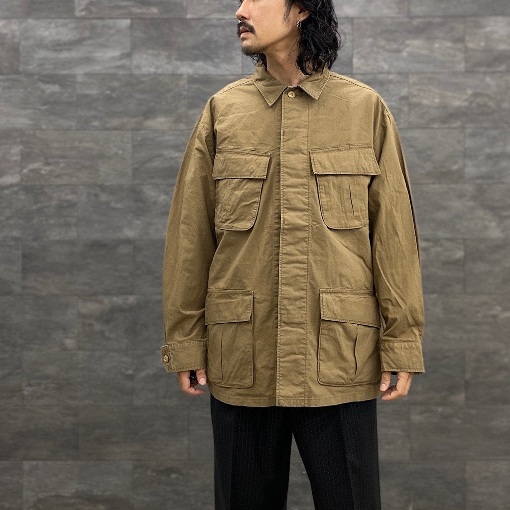 FATIGUE JACKET #BEIGE [23FWE-WMO-ML01]