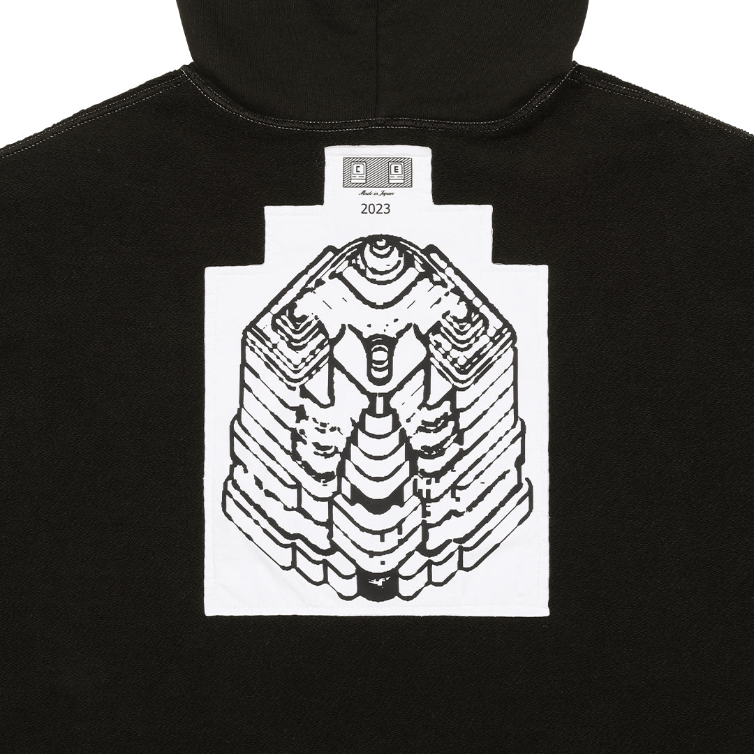 純色厚重連帽衫 2 #黑色 [CES24CS14]