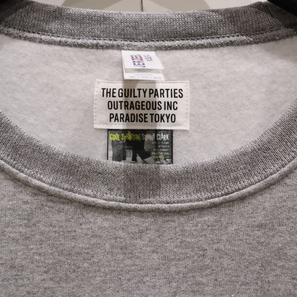 BLUE NOTE | CREW NECK SWEAT SHIRT -TYPE 2- #GRAY [BLUENOTE-WM-SS06