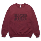 CREW NECK SWEAT SHIRT -TYPE 1- #BURGUNDY [24SS-WMC-SS01]