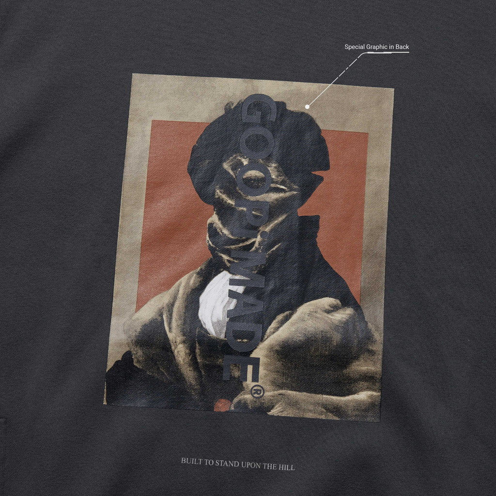 「G7-H1」陰影漆連帽衫#IRON [GOOPI-23AW-OCT-03]