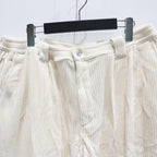 KNIT CORD BALLOON PANTS #WHITE [FW23-B08]