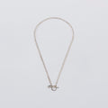 Flat Link Necklace Large 60cm #SILVER [XON025]