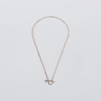 Flat Link Necklace Large 60cm #SILVER [XON025]