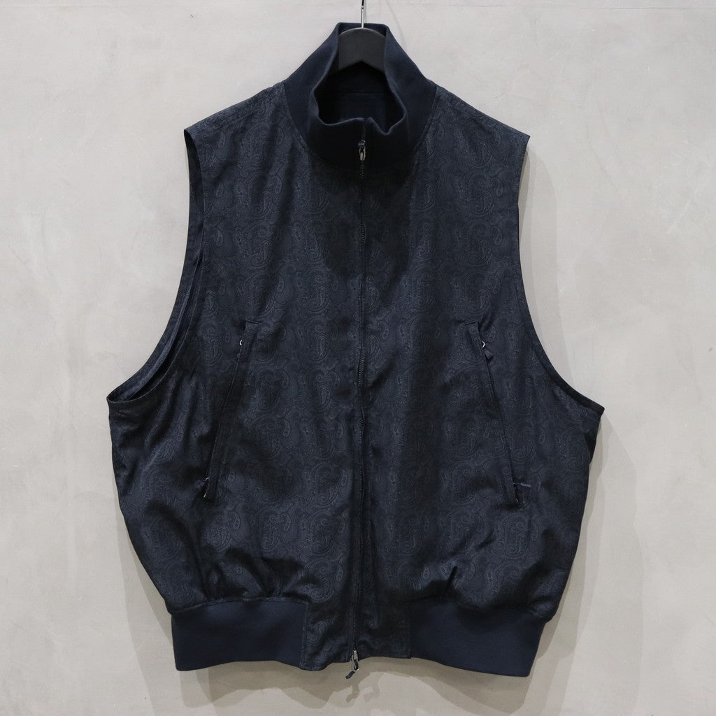 科技軍裝甲板夾克佩斯利 #D-海軍藍 [BJ-32024]