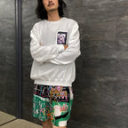 JEAN-MICHEL BASQUIAT | HAWAIIAN SHORTS -TYPE 4- #ONE [BASQUIAT-WM-HI20]