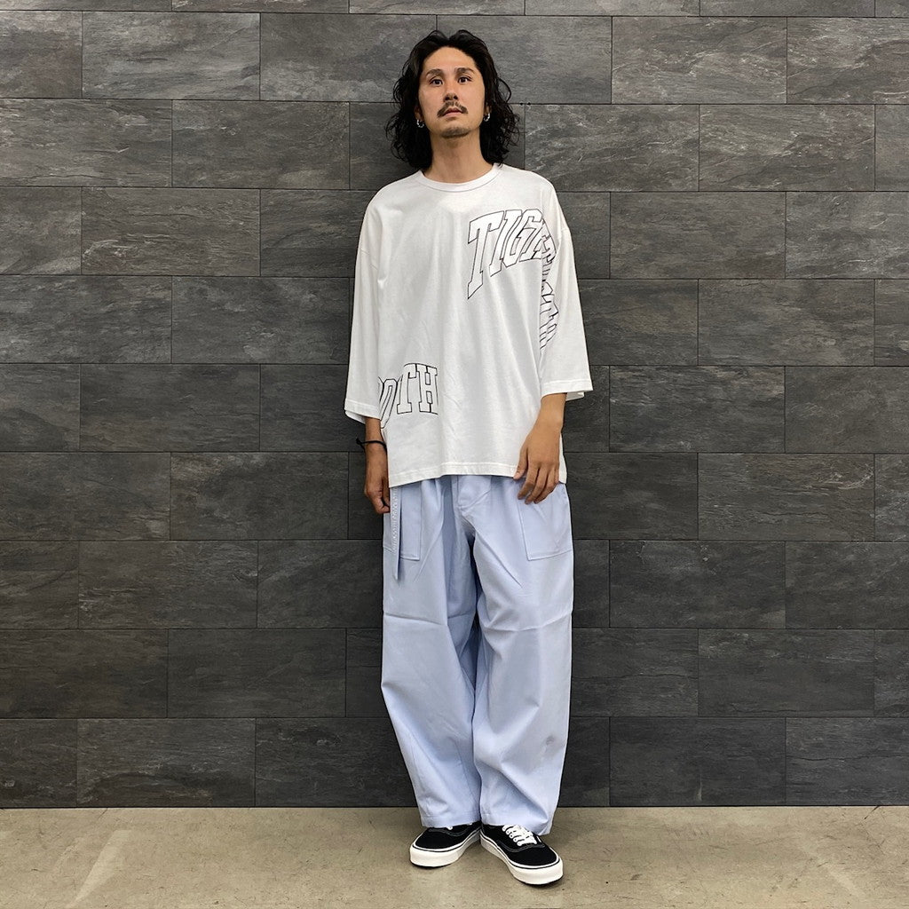 ACID LOGO 3/4 SLEEVE T-SHIRT #WHITE [SS23-T01]