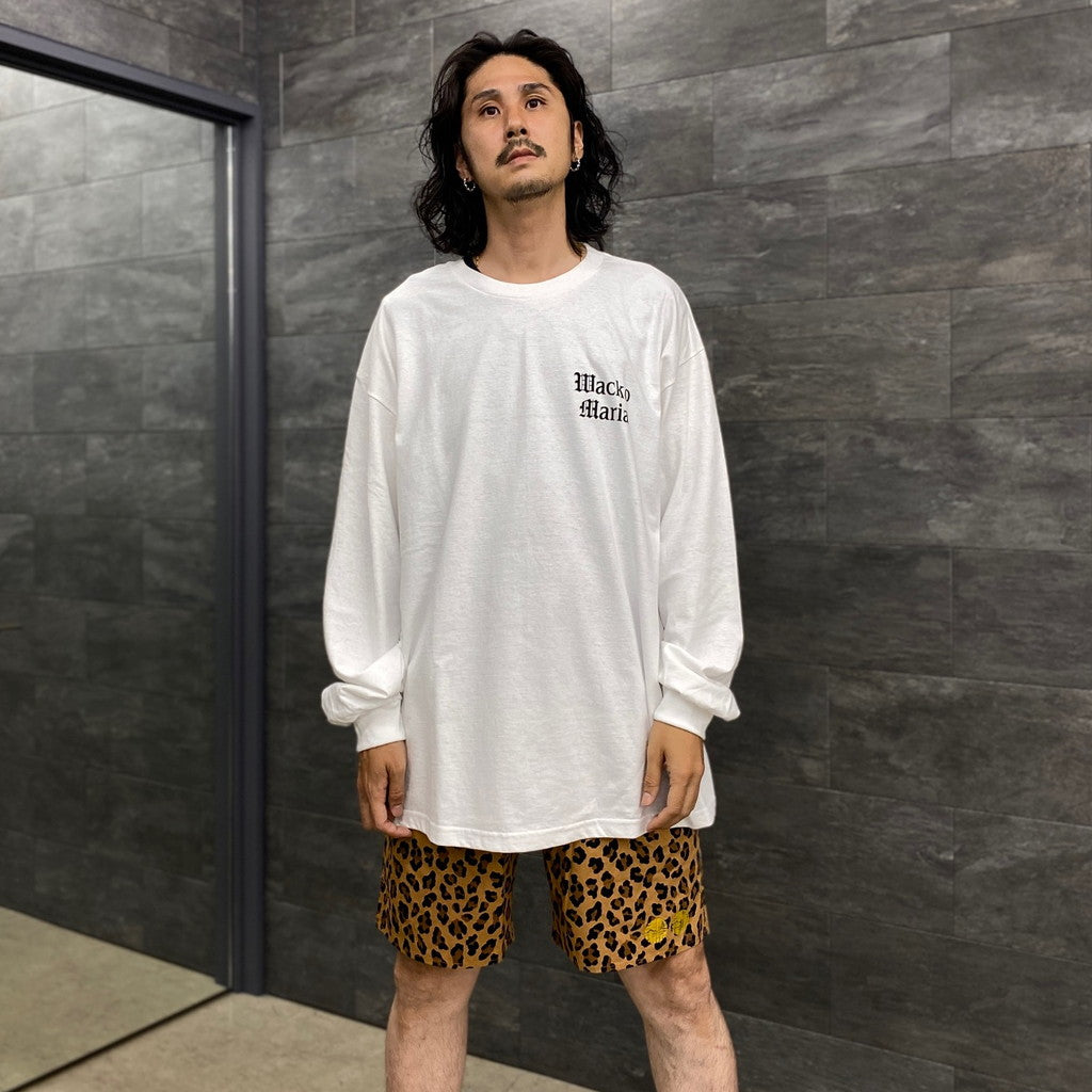 TIM LEHI | CREW NECK LONG SLEEVE T-SHIRT -TYPE 2- #WHITE [23SS-WMT-LT03] _  WACKO MARIA | ワコマリア