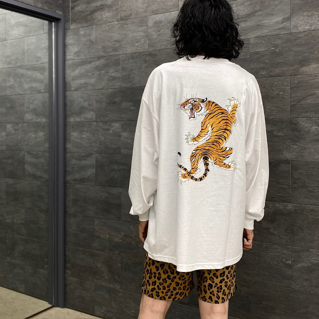 TIM LEHI | CREW NECK LONG SLEEVE T-SHIRT -TYPE 2- #WHITE [23SS-WMT-LT03]